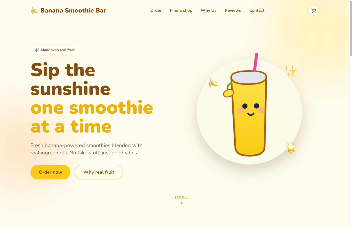 Banana POS demo site preview